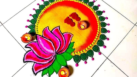 Decoration Designs 50 cm Beautiful Black Rangoli design for wall Wall  Sticker Item Size: 50cm x91cm Self Adhesive Sticker Price in India - Buy  Decoration Designs 50 cm Beautiful Black Rangoli design